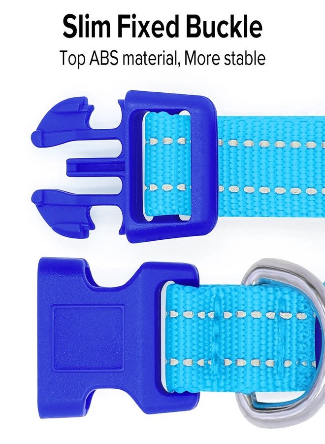 BSEEN Light Up Dog Collar, Rechargeable LED Dog Collar Reflective Glowing Pet Collar for Puppies & Cats, Safety Dog Lights for Night Walking (Blue) - Image 4